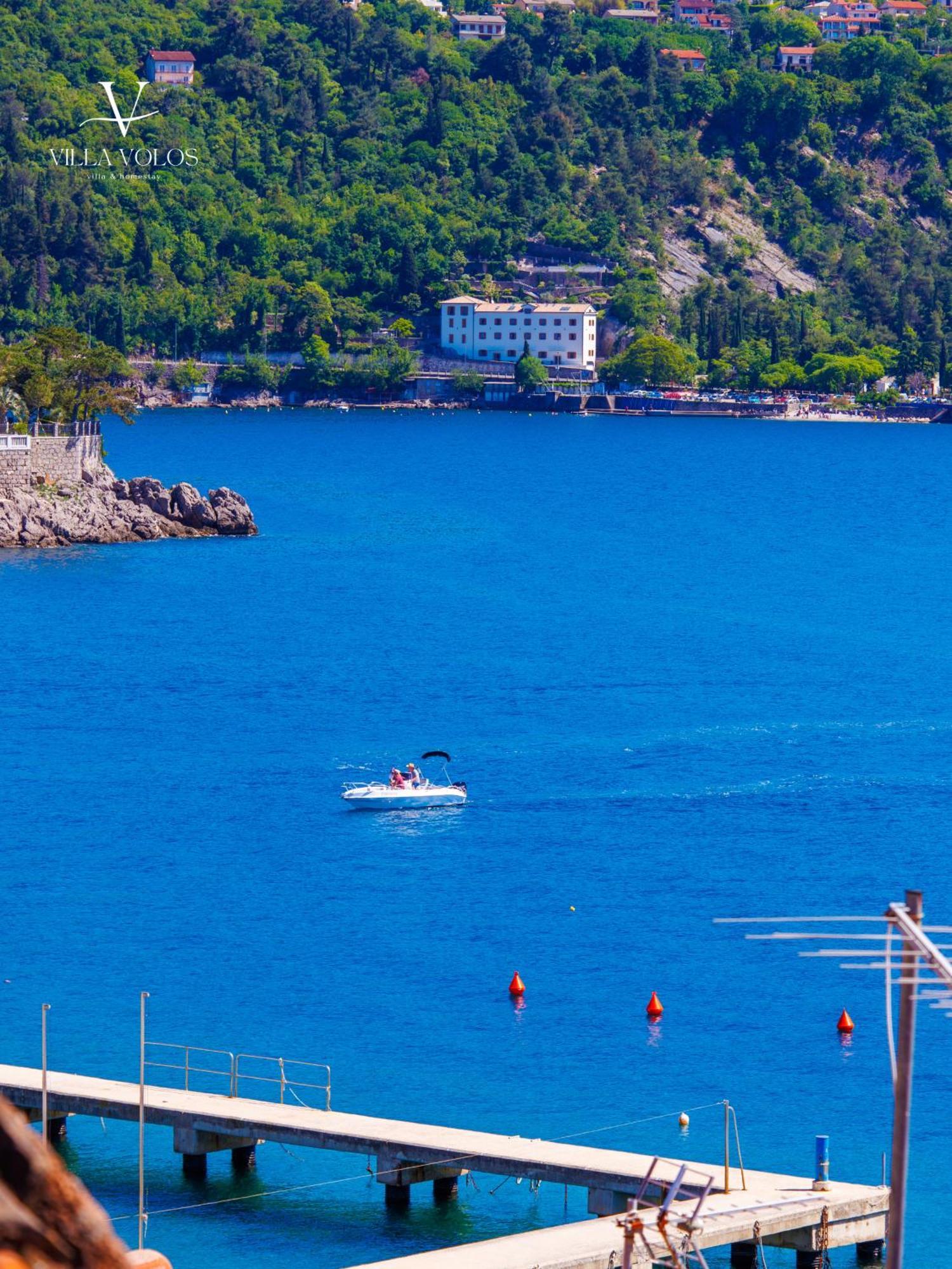 Villa Volos Apartment Karmen With Roof Terrace, Sea View, Free Private Parking Опатия Екстериор снимка
