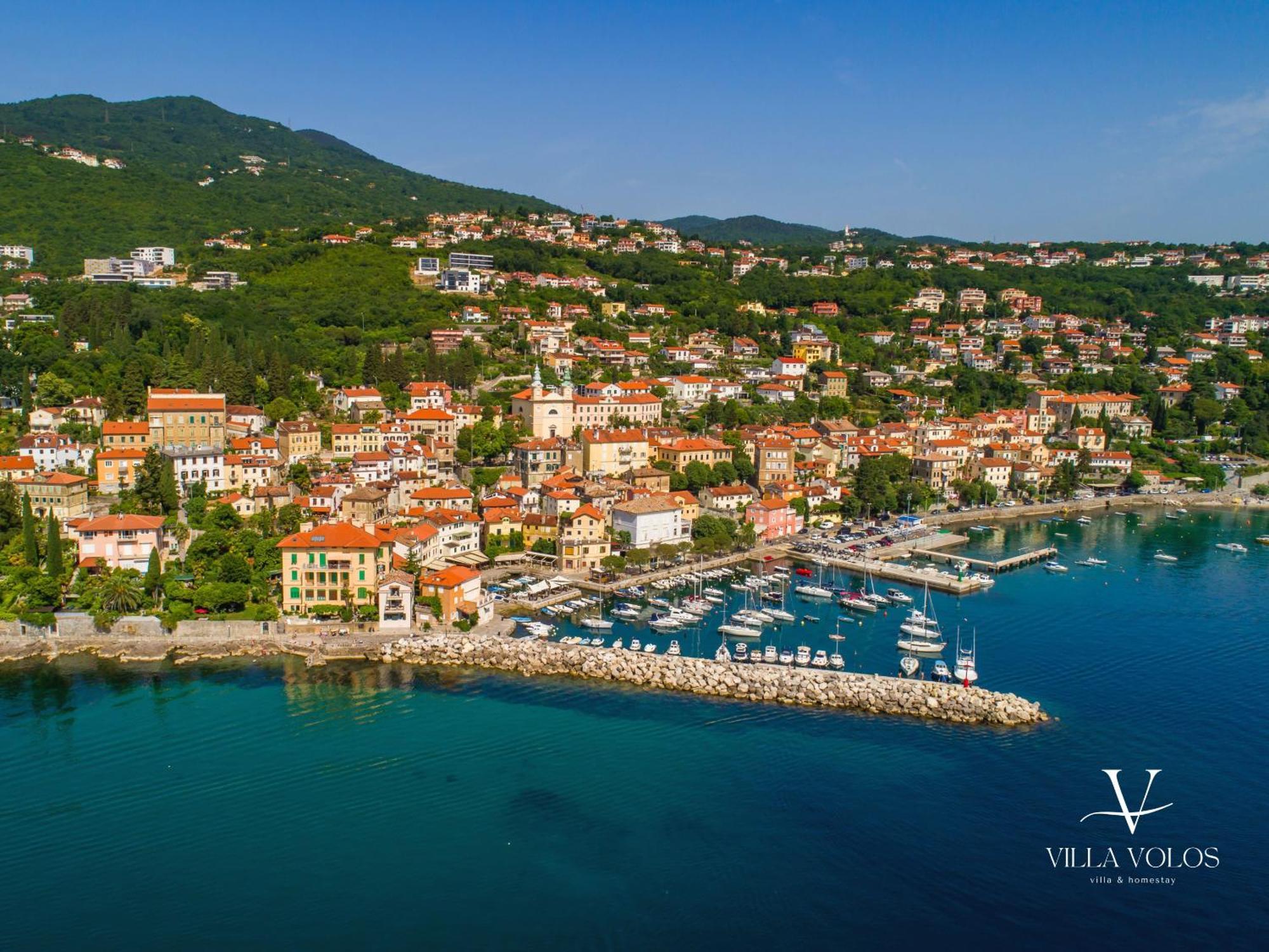 Villa Volos Apartment Karmen With Roof Terrace, Sea View, Free Private Parking Опатия Екстериор снимка